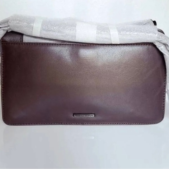 Rebecca Minkoff Chevron Quilted Love
Crossbody with Chain Inset | Currant NWT - Picture 4 of 15